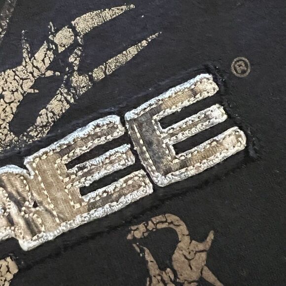 Buckhorn River Mens Size 2XL REALTREE Long Sleeve Crewneck Camo Shirt Black - Picture 6 of 12